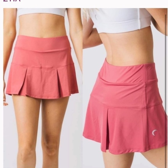 ZYIA Dresses & Skirts - Zyia Active Pink Edge Skirt XXL | Y2K Preppy Athleisure Tenniscore Pickleball